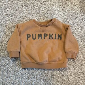 Little Co. Pumpkin Sweatshirt